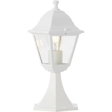 NISSIE outdoor bollard white - Brilliant - Metal/glass - IP44 - 1xE27 60W (1/5)