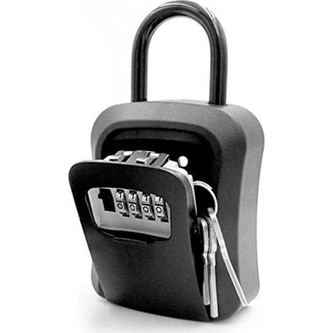 Serrure noire pour armoire, conçue pour une installation domestique et un usage quotidien, pour un entretien facile et un contrôle d'accès résidentiel.-AquaForge (1/5)