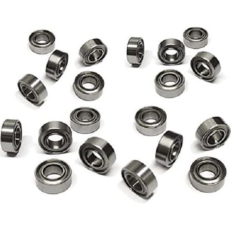 Confezione da 20 cuscinetti MR84ZZ sfere in acciaio 4 mm x 8 mm x 3 mm (1/5)