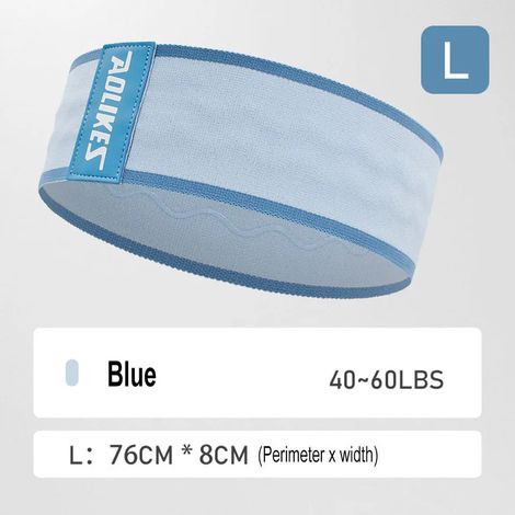 (Bleu, Taille L) Sangle de résistance pour fessiers, sangle d'étirement, équipement de yoga (1/5)