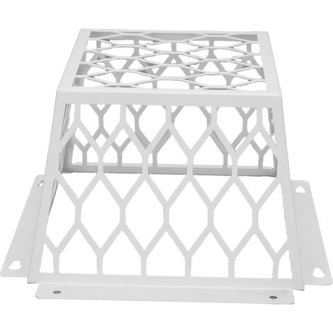 Grille de protection anti-oiseaux pour conduit de sécheuse, robuste, en acier au carbone, empêche les oiseaux de pénétrer dans le conduit. Protection pour hotte de ventilation de 7,6 à 10,2 cm (3 à 4  (1/5)