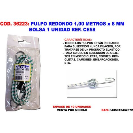 Polpo Rotondo 1 Metro x 8 mm CE58 Busta 1 Unità CE09