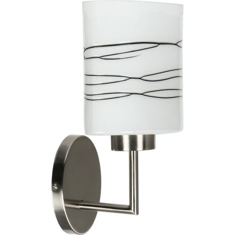 Applique Candellux Visola in vetro cromata E27 29 cm (1/2)
