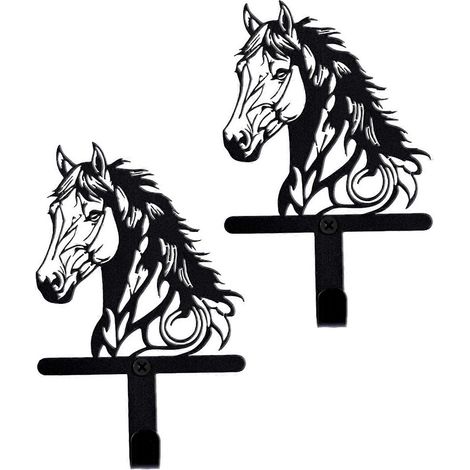 Iron Horse Wandhaken – Robust – für Schlüssel, Taschen und Jacken (1/5)