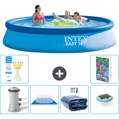 Intex Piscina Easy Set Rotonda - 396x84 cm - 7-pezzi  S272
