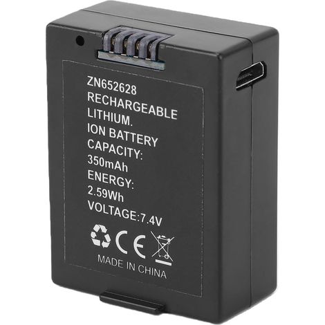 7.4V 350mAh Rechargeable Replacement Battery for RC Helicopter with Overcharge Protection for RC Era C187 EC135 (1/5)