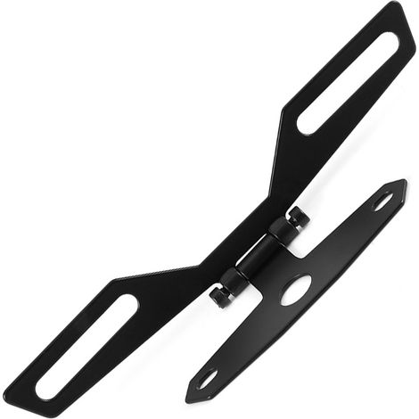 Support de Plaque d'Immatriculation Pliable avec Feu Arrière pour Moto et Quad (1/5)