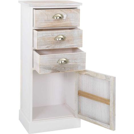 Maison Exclusive - Mobiletto 38x28x86 cm in Legno di Paulownia (1/5)