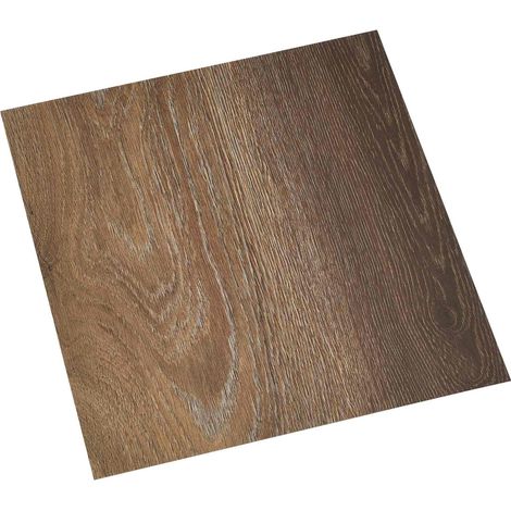 vidaXL Self-adhesive Flooring Planks 30.5 x 30.5 cm 20 pcs PVC Brown