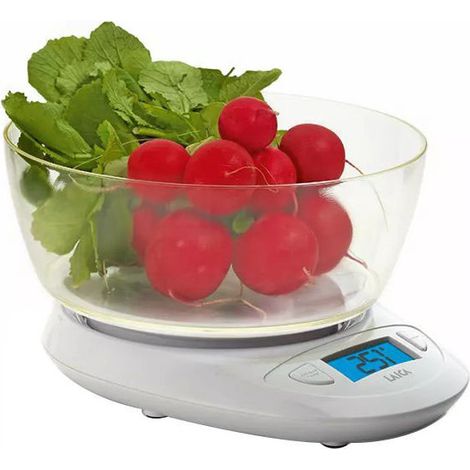 BALANZA ELECTRONICA BOL KS1019 COLOR BLANCO 5 Kg. BLANCO