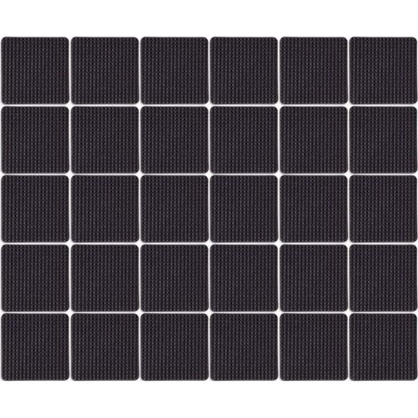 Patins antidérapants multifonctions noirs auto-adhésifs pour meubles, protection de sol pour pieds de table, chaise, canapé, pieds en caoutchouc