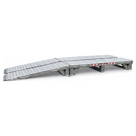 Schwerlastauffahkeil mit Brücke - Breite 600mm - Tragkraft 48 To - M133/48