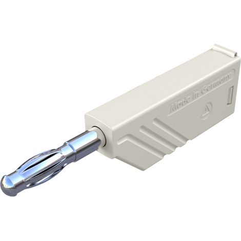 Hirschmann Test & Measurement LAS N WS weiß Lamellenstecker Stecker, gerade Stift-Ø: 4 mm Weiß 1 St.