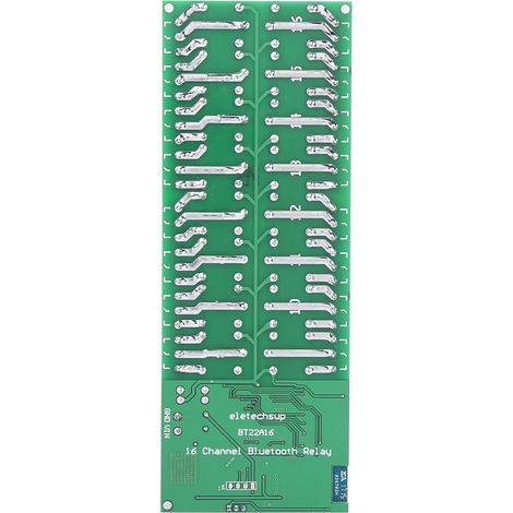 Carte relais Bluetooth 16 canaux 12 V CC avec télécommande sans fil pour téléphone Android (1/5)