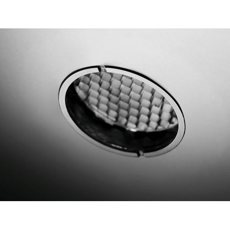 PHOCIS Incasso 1 Luce Filtro Alveolare nero opaco attacco GU10 d.6cm (1/2)