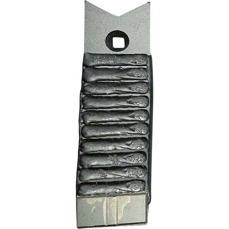 Grubberspitze 265x80mm gehärtet flach 1 Loch passend für Farmet UNIVERSAL 3002317CN