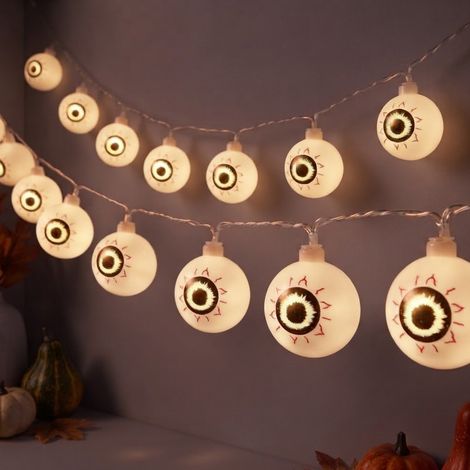 Ghoulish Eyeball LED Halloween String Lights (1/2)