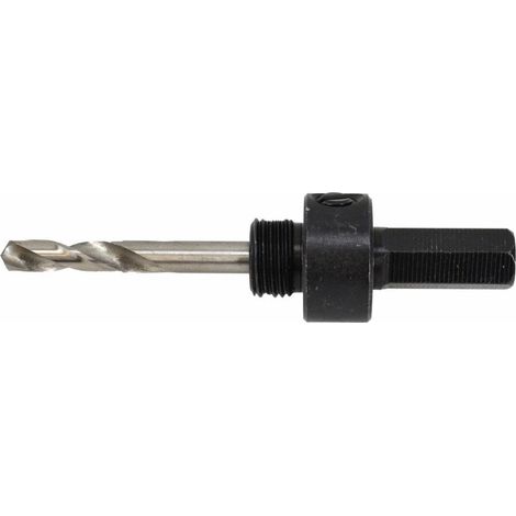 Awtools, Adaptador para coronas 14-30mm HEX, para perforaciones precisas en madera, metal y plásticos, conexión HEX, ideal para trabajos exigentes (1/2)