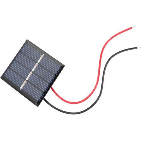 Mini panneaux solaires polycristallins 0.36W 2V, 2 pièces, Kit de Clip de Module de chargeur de batterie à monter soi-même (1/5)