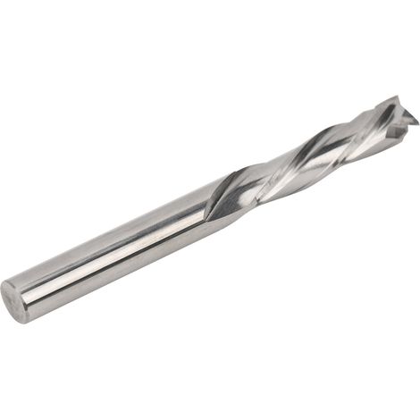 Fraise à 3 dents en acier au tungstène pour la coupe de l'aluminium, poignée ronde, outil CNC 6x6x25x60 mm