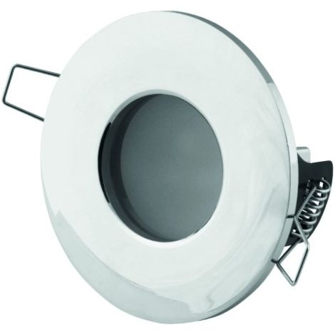 Faretto incasso bagno tondo cromo GU5.3 IP65 Maxlight