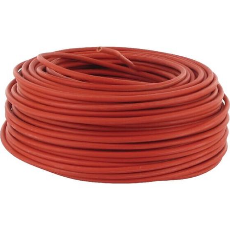 Cable el茅ctrico 1 x 6,0 mm虏 rojo UNIVERSAL KA1604