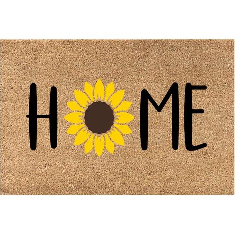 Tapis De Sol - Tapis D'Entrée Antidérapant En Polyester - Pour Porte D'Entrée Cuisine Jardin Bureau Intérieur Extérieur - 1 Pièce (1/4)