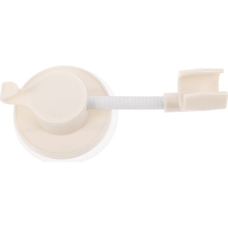 Supporto per soffione doccia autoadesivo e resistente, con angolo regolabile, adatto all'uso in bagno.
