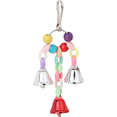 Jeux colorés pour perroquets - Chaîne de pont suspendu - Jouets à mâcher pour perroquets - Décoration pour cage et oiseaux