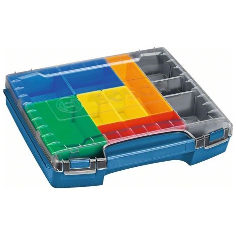 Bosch Professional i-BOXX Caja de heramientas con set de 10 piezas, ABS sintéticos, Azul Marino, 900 g, Set of 10