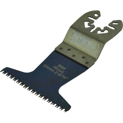 Faithfull Premium Arc Cut Hardwood Bi-Metal Blade 65mm (1/3)