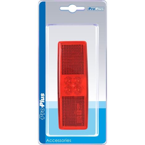 Feu de position arriere 1224v rouge 110x40mm led sous blister (1/5)