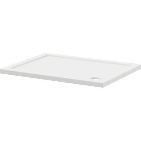 Pearlstone Slip Resistant 1000mm x 760mm x 40mm Rectangular Shower Tray (1/4)