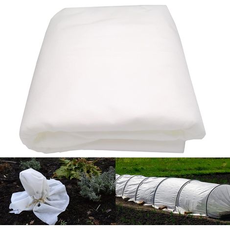 3m x 6m Voile Hivernage Plante Exterieur, Toile Hivernage Plante Exterieur, Housse d'hivernagepour Protéger Les Plantes du Gel,Toison Non-tissée Voile d'hivernage 40 g/m² (1/5)