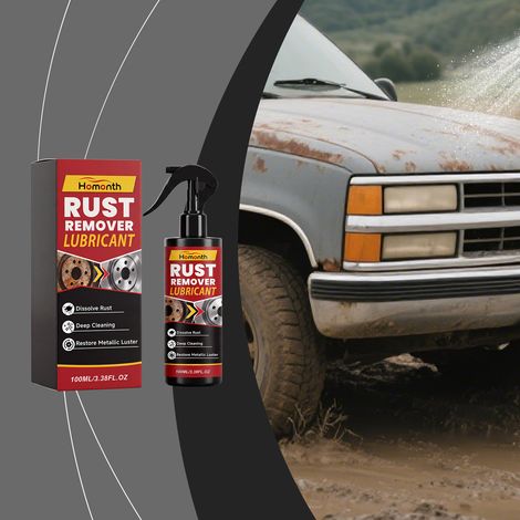 Rostentferner-Spray für Auto-Metallteile – Rostentfernung, Polieren, Fleckenentfernung & Pflege – 100 ml -- DE (1/5)