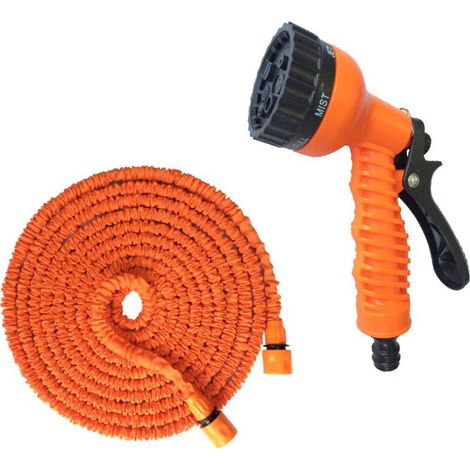 Filiyano-Tuyau d'arrosage de 30 mètres (100 pieds) pour une utilisation extérieure, tuyau d'arrosage extensible et flexible avec raccord pour le (1/4)