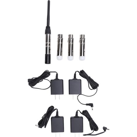 Émetteur-récepteur sans fil 2,4 GHz ISM 512, 3 broches mâle/femelle, 126 canaux, 3 récepteurs et 1 émetteur pour éclairage LED de scène, bar et fête (1/5)