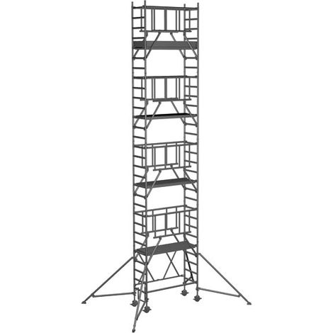 ZARGES Compactmaster S-PLUS 2T - Klappgerüst Arbeitshöhe 9.60 m (1/4)