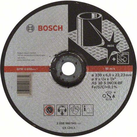 Bosch Accessories 2608600541 Schruppscheibe gekröpft 230 mm 1 St. Stahl (1/5)