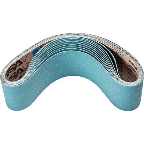 PFERD TOOLS Zirkon Schleifband BA 100x1000mm Z80 für hohen Abtrag mit Bandschleifer 10 Stk
