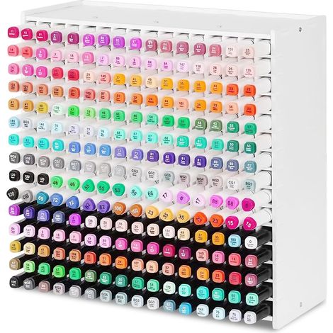 Organizador de escritorio para 240 bolígrafos, portalápices para lápices, marcadores, pinceles, rotuladores y lápices de colores perfecto para pequeños artistas, el hogar, la escuela, la oficina y pel (1/5)