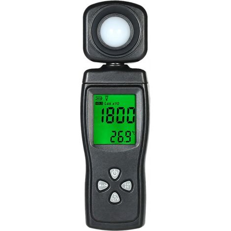Capteur intelligent Mini Luxmètre numérique à écran LCD, luxmètre portable, photomètre, mesureur de lumière 0-200 000 lux (1/5)