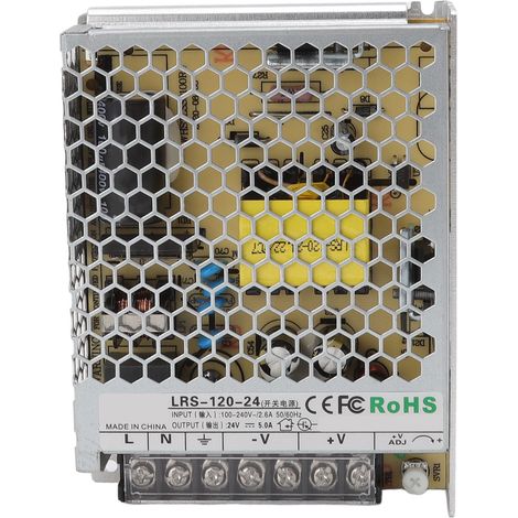 LRS 120W 24V 5A Schaltnetzteil für industrielle Automatisierung, militärische Ausrüstung und wissenschaftliche Forschung, 100-240V AC (1/5)
