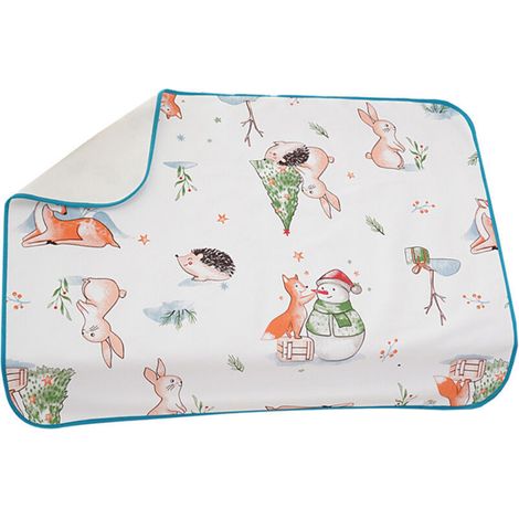 Bardusch-Matelas à langer imperméable, lavable et réutilisable, anti-fuites, pour bébé, idéal pour les voyages... (1/5)
