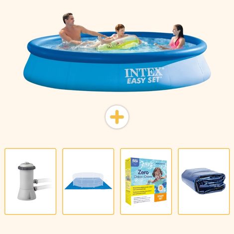 Intex Piscine Easy Set Ronde - 366x76 cm - 5-pièces  S245 (1/5)