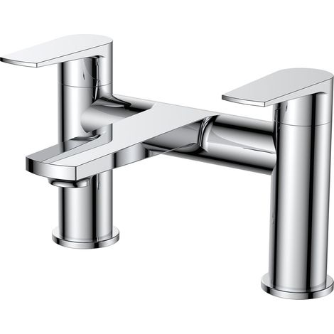 RAK Blade Dual Lever Bath Filler Tap - Chrome (1/2)