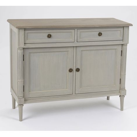Amadeus - Buffet étroit 2 tiroirs en bois mindi L104 cm Édouard (1/5)