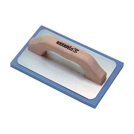 FRATTONE GOMMA AUSONIA - BLU BASE ALLUMINIO/LEGNO MM 135X215- 2 pezzi