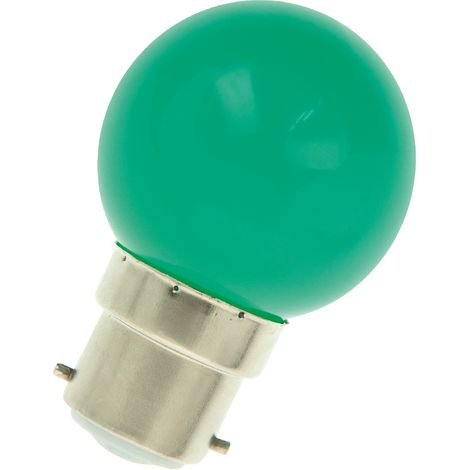 ampoule à led - bailey party - b22d - 1w - verte - g45 - bailey 80100034049
