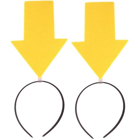 2er Pack Pfeil-Stirnbaender elastisch Frauen Maedchen, kreative Baender Spitzen, Haar, Party Alltag originell (1/3)